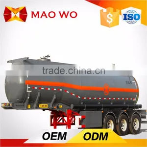 China Hot 50 CBM Three Axle Lpg Gas Tanker Semi Trailer for Sale thumbnail-3