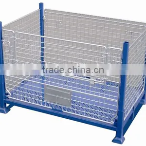 Foldable Steel Wire Mesh Container Industrial Cage thumbnail-1