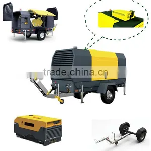 Movable Diesel Driven Screw Air Compressor 55kw thumbnail-1