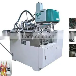 Automatic Ice Cream Cone Sleeve Machine With Counter thumbnail-1