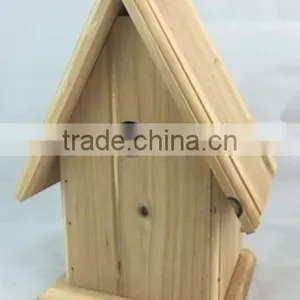 FSC Derictional Hot Selling Wooden Birdhouse /bird Cage,decor Garden thumbnail-2