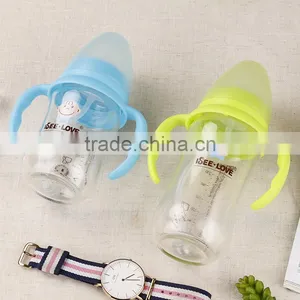 Clear Borosilicate Glass Baby Feeding Bottle Factory thumbnail-3