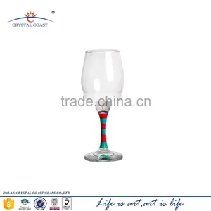 NEW DESIGNED Colored Wine Glass Stemware Wholesale, Antique Colored Cocktail Red Glass thumbnail-1