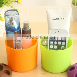 J336 Five Holes Plastic Face Wash Paste And Toothbrush Paste Holder thumbnail-3