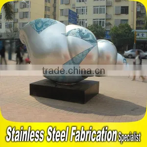 Sculpture Art Stainless Steel Outdoor Sculpture Bronze Sculpture thumbnail-3