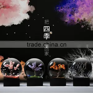 Household Crystal Glass Decoration Ball For Four Season, Best Birthday Gift To Your Girlfriend thumbnail-1