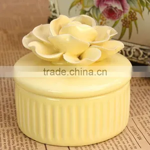 Rose Ceramic Jewelry Box thumbnail-1