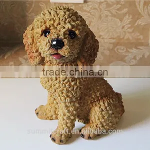 Artificial Funny Resin Poodle Dog Statues for Sale thumbnail-1