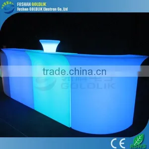 Music Control Illuminated Bar Furniture Set LED Restaurant Bar Counter thumbnail-3