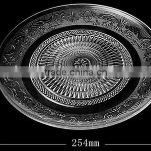 Hot Selling Clean Glass Plate for Fruit Glass Plate thumbnail-1