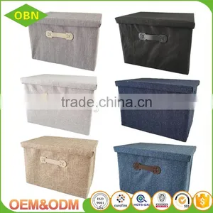 Decorative Fancy Foldable Toy Storage Box With Lid thumbnail-1