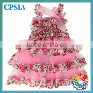 Fashion Latest Lace Lavender Boutique Beautiful Fairy Tale Princess Dress For Girls Princess Frock Design Dress thumbnail-3