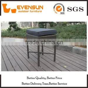 PE Rattan Stool Chair With Cushion In Unit For Sale thumbnail-1