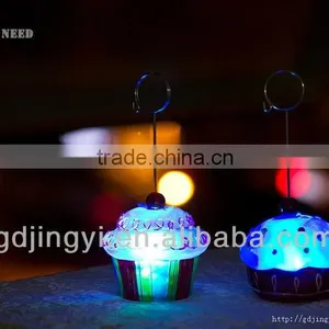 Acrylic Office Card Holder With LED Light thumbnail-1