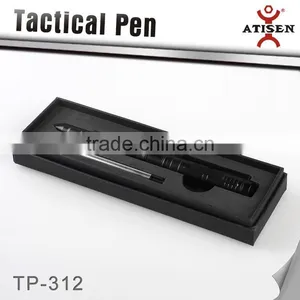 Tactical Defender Self Defence Pen With Glass Breaker Black Tungsten Steel Head thumbnail-4
