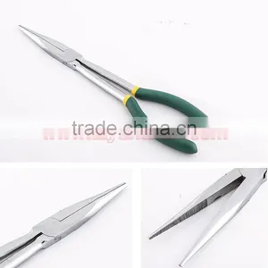 11" 280mm Auto Pliers Carry Pouch Auto Pliers Long Reach 45-Degree Bent Long Nose Pliers thumbnail-2