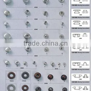 KMJ-2115 Nice Fashionable Style and Low Price Press Metal Clothed Snap Buttons thumbnail-1