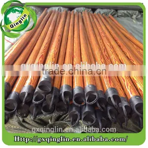 Best Selling Products Broom Tick Eucalyptus Material PVC Coated Wood Handle in India thumbnail-1