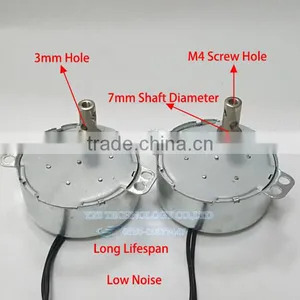 TYC-50 AC220V Non-directional Constant Magnetic Low-speed Synchronous Motor 0.8/1.8/5/10/15/30/50RPM 4W thumbnail-3