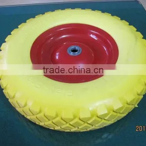 Flat Free pu Foam Wheel 4.80/4.00-8 thumbnail-1