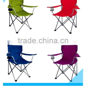 Folding Fishing Camping Camp Hiking Outdoor Party Picnic Chair Colors With Cup Holder Camp Lawn Yard thumbnail-1