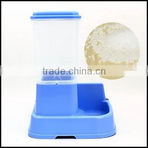 Water PET Food Tray Bowls Automatic Feeder Dog BLUE WHITE Puppy Dispenser Dish Bowls,custom Plastic Pet Bowls Manufacturer thumbnail-2