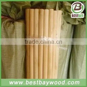 Wooden Broom Handle With Thread Wooden Broom Stick in Brush Wooden Garden Tools thumbnail-2