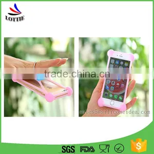 New Design Fashion Shockproof Elastic Universal Silicone Phone Holder 3D Cartoon Soft Silicone Phone Case thumbnail-5