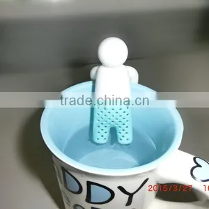 Coffee or Tea Tools 2015 Food Grade Material Mr Tea Silicone Tea Infuser thumbnail-1