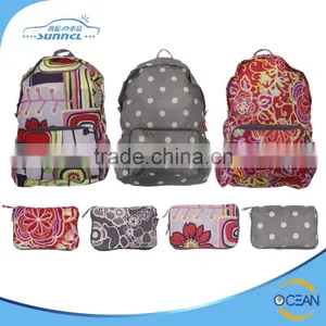 New HK Design Cheap Plolyester Travel Foldable Bag thumbnail-1