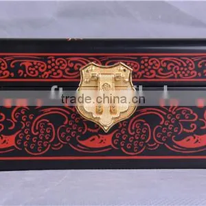 Red Chinese Lacquer Jewelry Boxes/chinese Style/eastern Design/Home Decoration thumbnail-3