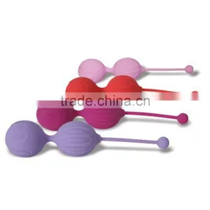 Medical Grade Germany Wacker Pink Silicone Vagina Exercise Ball thumbnail-3