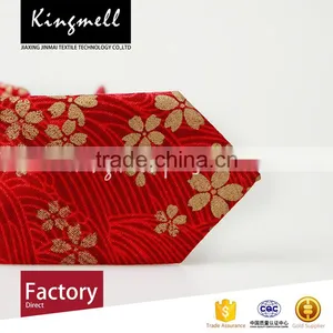 Custom Wine Red Digital Printed 100% Cotton Neck Ties Create Your Own Brand thumbnail-4