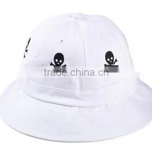 Custom Personality Embroidery Logo Black Bucket Hat thumbnail-2