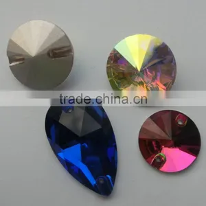 Crystal Button Loose Gems Jewelry Beads thumbnail-2