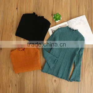Fashion Long Sleeves Slim Sweater Pure Colour Girls Knit Sweaters thumbnail-1