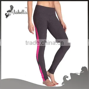 Activewear Straight Yoga Tight Comfy Tights With Power Mesh Movement Side Panels thumbnail-1