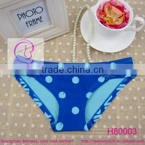 Sex Photos of Sex Costume Products Dot Blue Cotton Panties for Women thumbnail-1