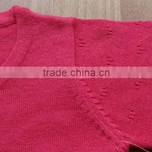 Wholesale Latest Cotton Knitting Children Kid Lace Cardigan Sweater for Girl(KS0432) thumbnail-2