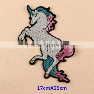 Wholease Custom Unicorn Patch,unicorn Applique,applique Embroidery Sticker Unicorn Patches thumbnail-3