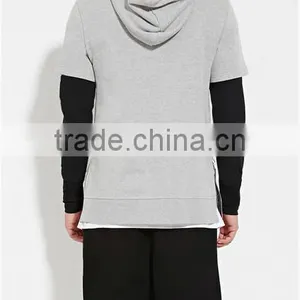 Fashion Mens Short Sleeve Sports Hoodies thumbnail-3