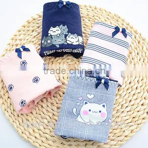 Women Cotton Panties Print Cats Underwear Sexy Underpants Cute thumbnail-5