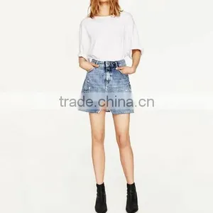 Runwaylover 5161 Sexy Europea Hot Sale New Printed Sexy Denim Skirt thumbnail-4