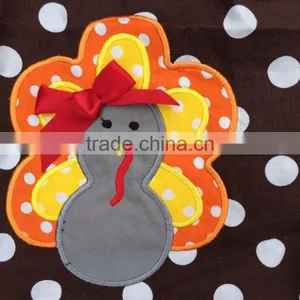 Girls Thanksgiving Dress Baby Girls Turkey Dress Girls Ruffle Dress Girls Fall Boutique Dress Ningbo Baby Kids Wear Firm 2015 thumbnail-2