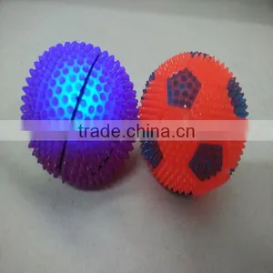 Cheap LED Rubber TPR Flashing Massage Ball Bouncing Ball thumbnail-1