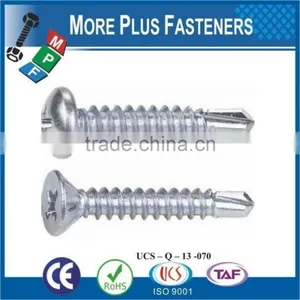 Made in Taiwan DIN 7504 Countersunk Hexagon Head Pan Head Self Drilling Screw thumbnail-1