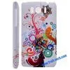 Stylish Fower Protective Hard Case Cover for HTC Sensation XL thumbnail-1