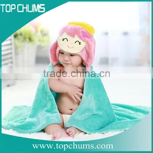 100 Polyester High Quality Luxury Baby Poncho thumbnail-2