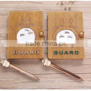 My Neighbor Totoro Cartoon Wooden Birthday Gift Anime Notebook For Student thumbnail-3
