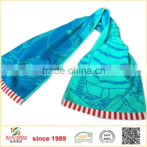 Textile Wholesale Cotton Jacquard Sport Towel Custom thumbnail-3